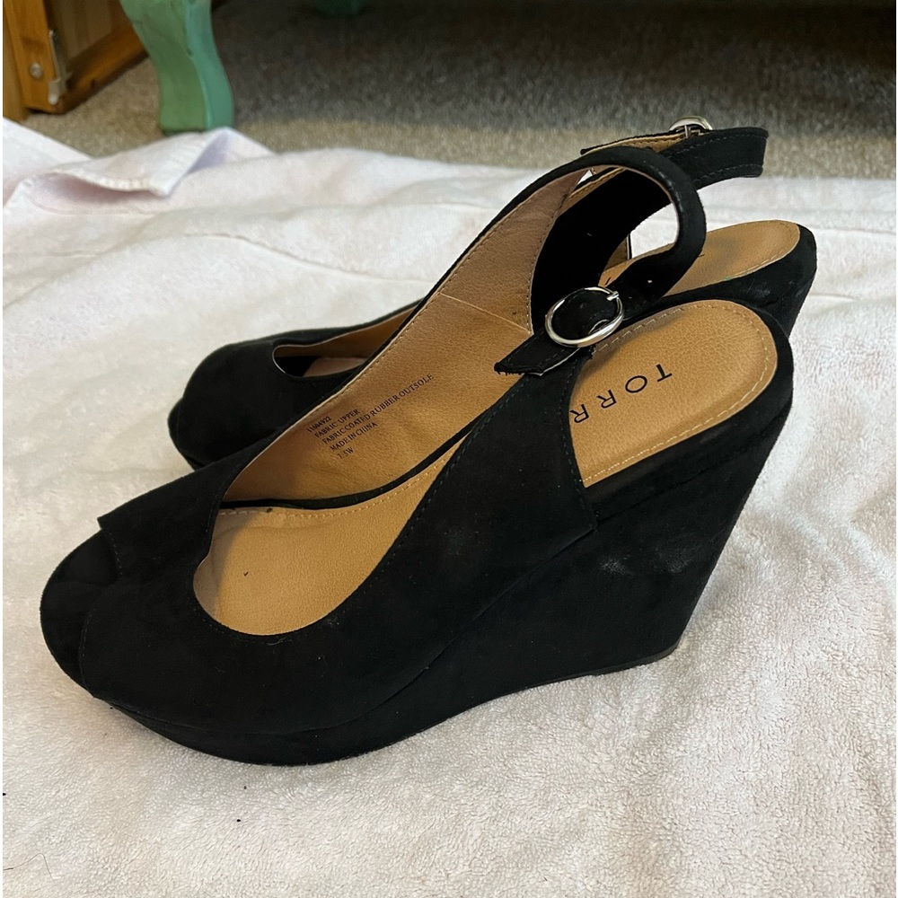 Torrid Black Wedges